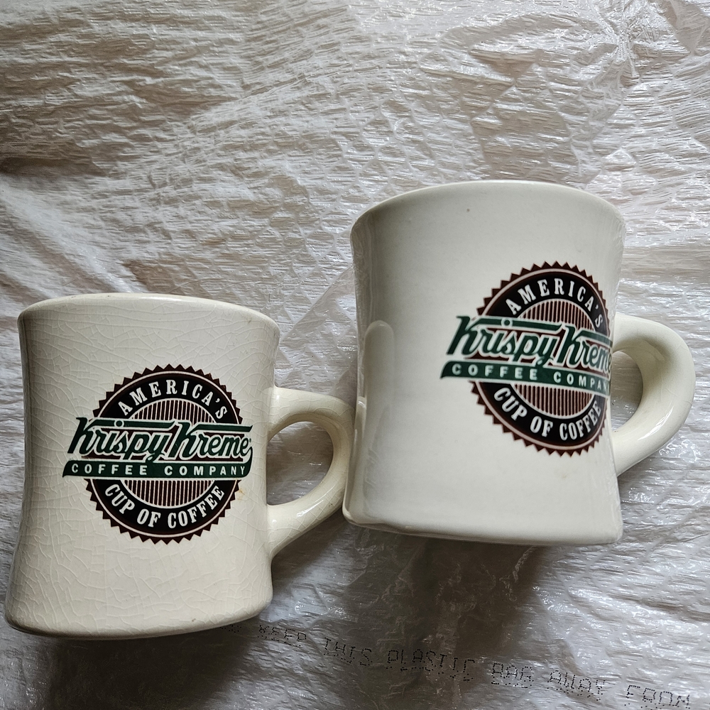 White Logo Coffee Mug - Cream/White